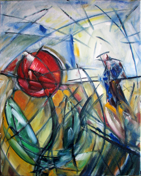 The Flower And The Young Man